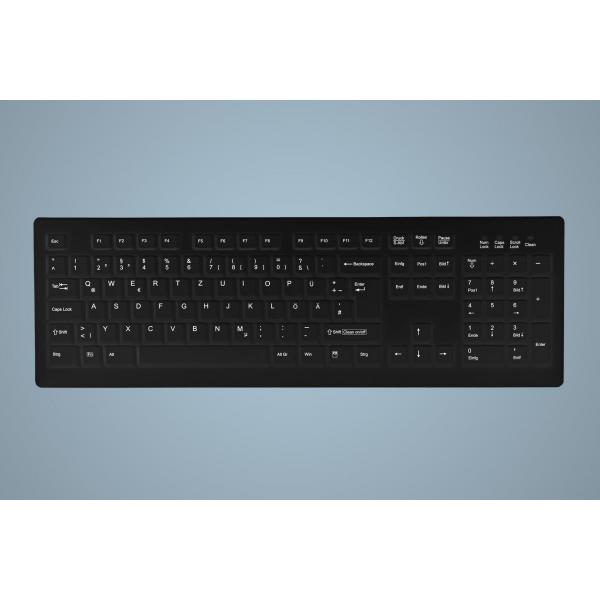 Active Key MedicalKey AK-C8100 - Tastiera - completamente sigillata, IP68 - USB - QWERTY - USA - nero