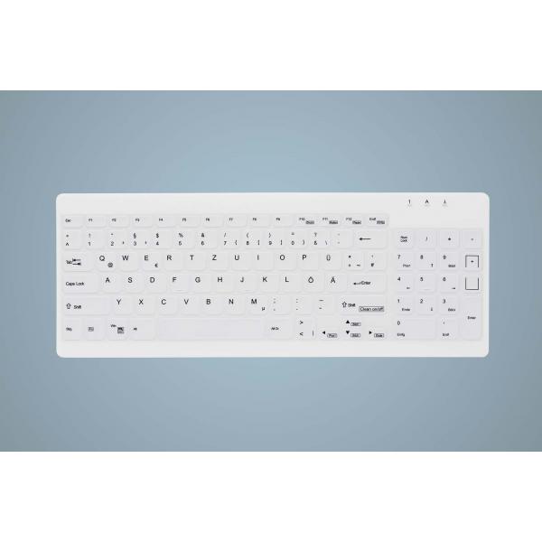HYGIENE COMPACT ULTRAFLAT - KEYBOARD WITH NUMPAD FULLY SEALE - Versione Tedesca