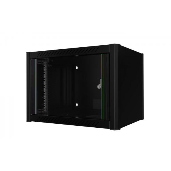 Lanview RWM06U45BL rack 6U Da parete Nero (19'' 6U Rack Wall Mount 600 x - 450 x 380mm - Black - Warranty: 60M)