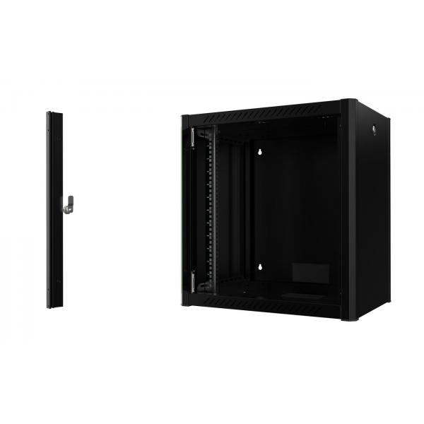 Lanview RWP12U45BL rack 12U Da parete Nero (19'' 12U Rack Wall Mount Pro - 600 x 450 x 645mm - Black - Warranty: 60M)