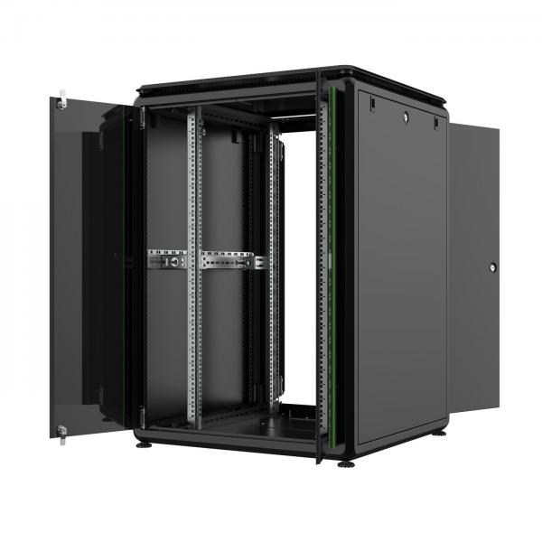 Lanview RDL22U88BL rack 22U Nero (19'' 22U Rack Cabinet 800 x - 800 x 1164mm Data Line - - Black - Warranty: 60M)