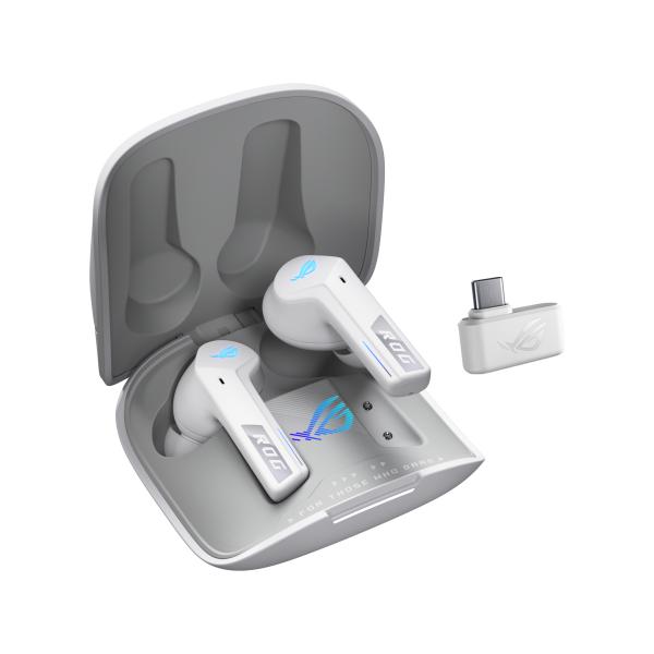 ASUS ROG Cetra True Wireless Speednova Auricolare True Wireless Stereo [TWS] In-ear Giocare Bluetooth Bianco (ASUS ROG Cetra SpeedNova - ?gte tr?dl?)