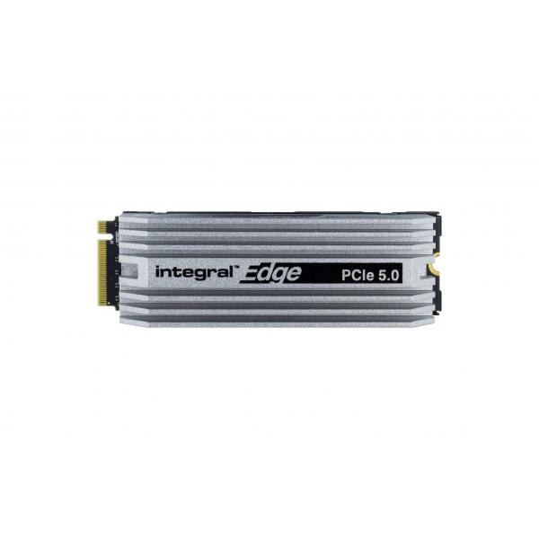 Integral INSSD1TM2280G5EDGEHSX drives allo stato solido 1 TB M.2 PCI Express 5.0 NVMe TLC (1TB - 1000GB SSD M.2 2280 NVME 2.0 PCIe Gen5 x4 R-11000MBs W-8500MBs IOPS R-1300K W-1400K TLC TBW 700 WITH HEATSINK EDGE INTEGRAL)