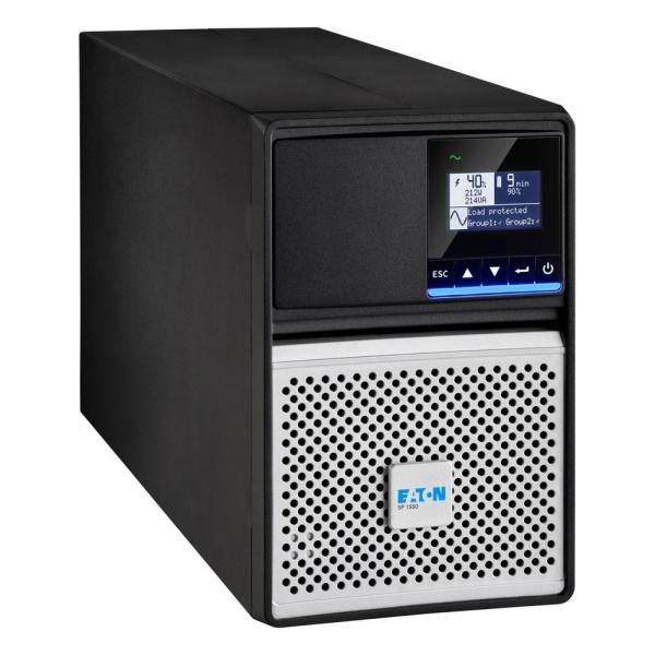 Eaton 5P Gen2 gruppo di continuità [UPS] A linea interattiva 1350 W 8 presa[e] AC (Eaton 5P 1550i - Gen 2 - UPS - tower - 200/208/220/230/240 V c.a. V - 1350 Watt - 1550 VA - 1 fase - 9 Ah - RS-232, USB - connettori di uscita 8 - nero/argento)