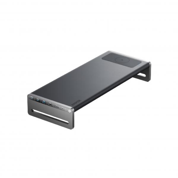 Anker A83772Z1 replicatore di porte e docking station per laptop USB 3.2 Gen 1 [3.1 Gen 1] Type-C Nero (675 USB-C DOCKING STAT MONITOR STAND)