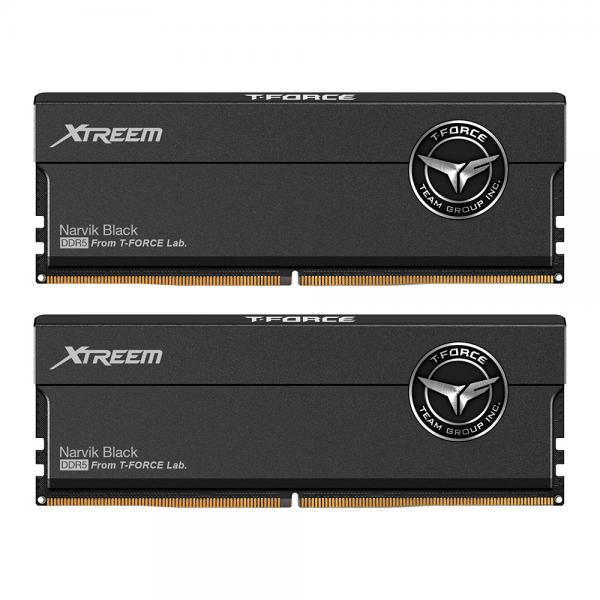 Team Group XTREEM FFXD532G8000HC38DDC01 memoria 16 GB 2 x 16 GB DDR5 8000 MHz (Team T-Force Xtreem 32GB Kit [2 x 16GB], DDR5, 8000MHz [PC5-64000], CL38, ECC, AMD EXPO & Intel XMP 3.0, PMIC, DIMM Memory, Black)