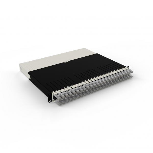 PATCHBOX PONEX8UTPSL cavo di rete Grigio 0,8 m Cat6a U/UTP [UTP] (PATCHBOX.ONE 8RU UTP CAT.6A GREY,FRAME INCL. 24 CASSETTES & 6 PATCHCATCH,& 2 DEVMOUNTS)
