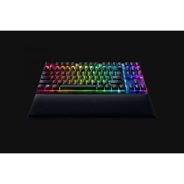 Razer Huntsman V2 Tenkeyless tastiera Gaming USB QWERTY Inglese US Nero (Razer Huntsman V2 TKL - tastatur - QWE)
