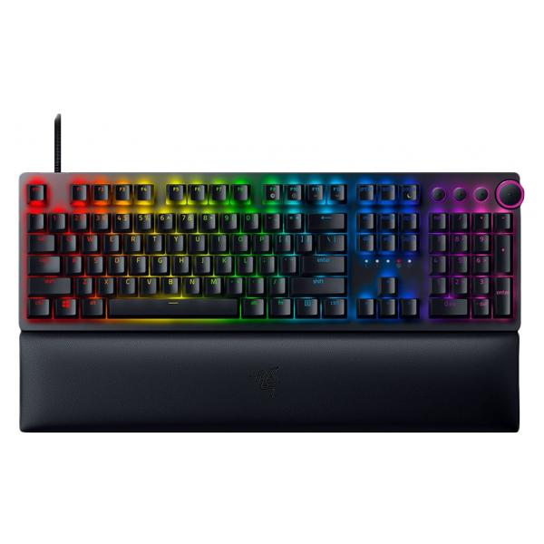 Razer Huntsman V2 tastiera Gaming USB QWERTY Inglese US Nero (Razer Huntsman V2 Optical Gaming Keybo)