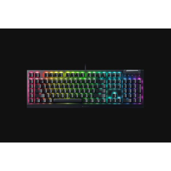 Razer RZ03-04701800-R3M1 tastiera Gaming USB QWERTY Inglese US Nero (Razer BlackWidow V4 X Mechanical Gamin)
