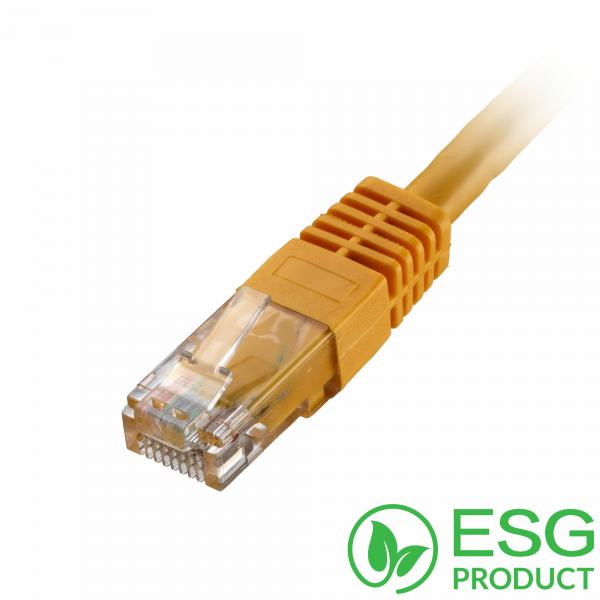Cablenet 67-5015B cavo di rete Giallo 1,5 m Cat5e U/UTP [UTP] (CNL 100PK 1.5M C5e Yw UTP PVC 24AWG FMB)
