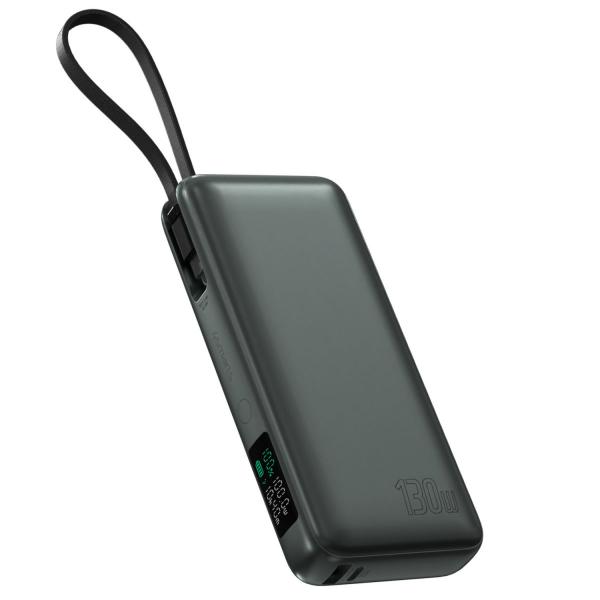 4smarts 541134 batteria portatile Ioni di Litio 20000 mAh Nero (Powerbank Enterprise mit USB-C Kabel 2)