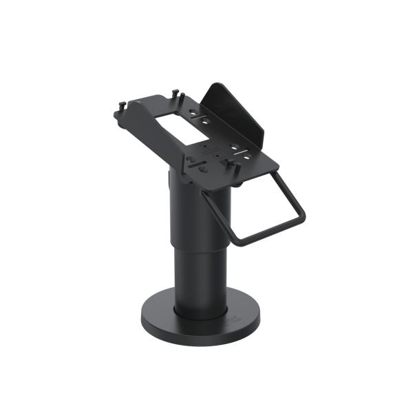 Ergonomic Solutions SpacePole Payment PAX402-D-MH-02 accessorio di sistema POS Supporto POS Nero Metallo (PAX A30 DuraTilt? SP2, 100mm - [with handle] - BLACK - Warranty: 60M)