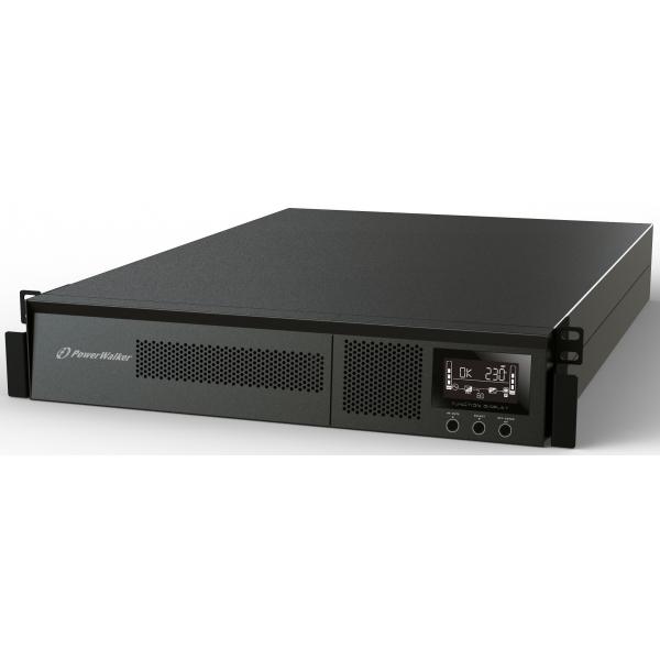 PowerWalker VFI 3000 RMG PF1 gruppo di continuità [UPS] Doppia conversione [online] 3 kVA 3000 W (VFI 3000 RMG PF1 - Online,3000VA / 3000W - Warranty: 24M)