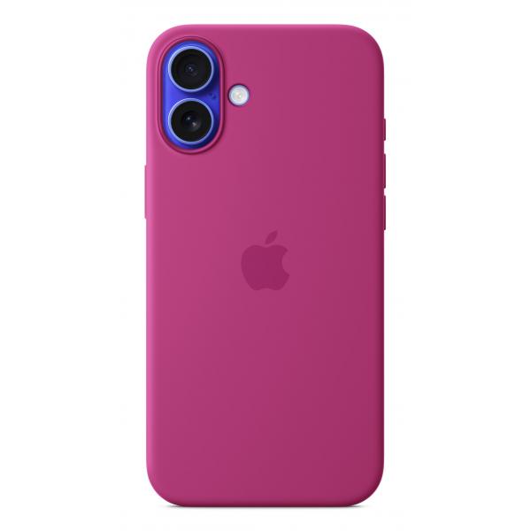 Apple Custodia MagSafe in silicone per iPhone 16 Plus - Fucsia