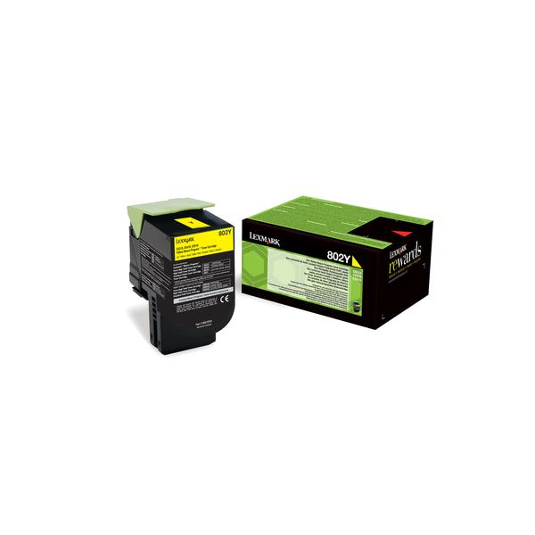 Lexmark 802y toner giallo per cx410de/ cx410dte e cx410e