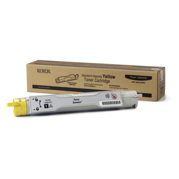 Xerox 106r01075 toner giallo per phaser 6300dn/6300n/6350dxm