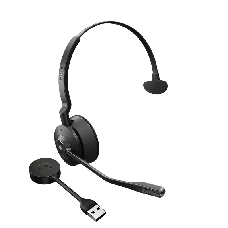 Jabra engage 55 auricolare wireless a padiglione ufficio nero-titanio