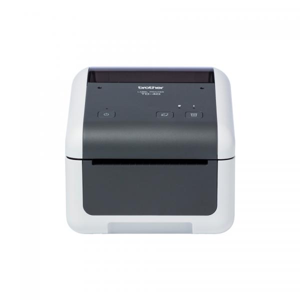 Brother td-4210d stampante termica diretta professionale usb per etichette da 4 etichette fino a 104 mm, 203 dpi, velocita` fino a 5 ips 152 mm/sec