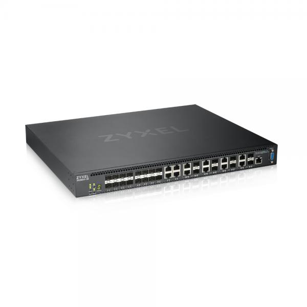 Zyxel xs3800-28 nebulaflex switch gestito l2+ 10g ethernet 100-1000-10000 nero