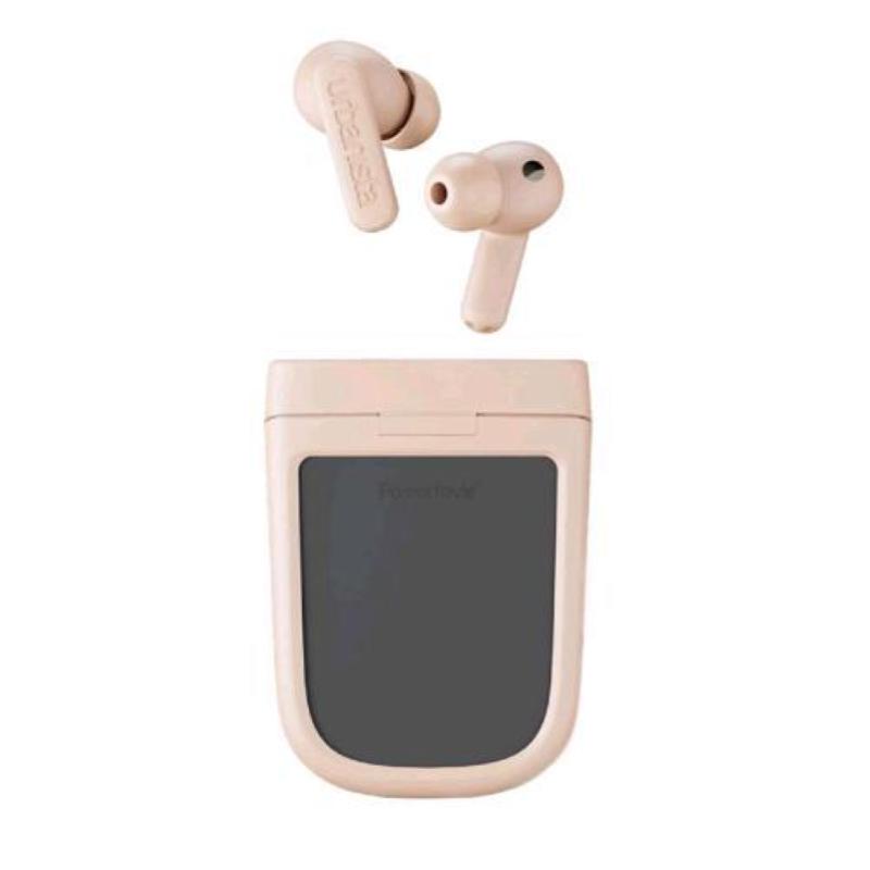 Urbanista phoenix auricolari wireless ad energia solare cancellazione ibridi attiva del rumore riproduzione infinito bluetooth multipoint custodia di ricarica wireless autocaricante rosa deserto