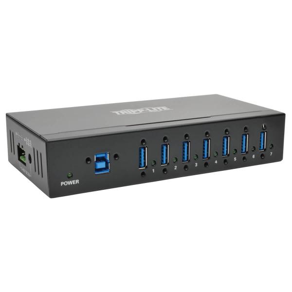 Tripp Eaton Tripp Lite series 7-Port USB 3.0 Hub SuperSpeed with Dedicated 2A USB Charging iPad Tablet Metal