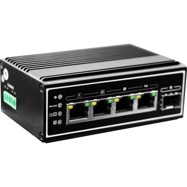 LevelOne IGP-0502 - Switch - da -40 °C a 75 °C - 4 x 10/100/1000 (PoE+)