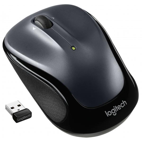 Logitech M325s - Mouse - per destrimani e mancini - ottico - 5 pulsanti - wireless - 2,4 GHz - ricevitore wireless (USB)