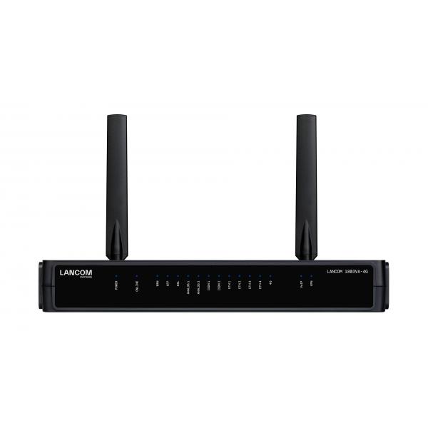 Lancom 1803VA-4G - Wireless Router - DSL-Modem 4-Port-Switch