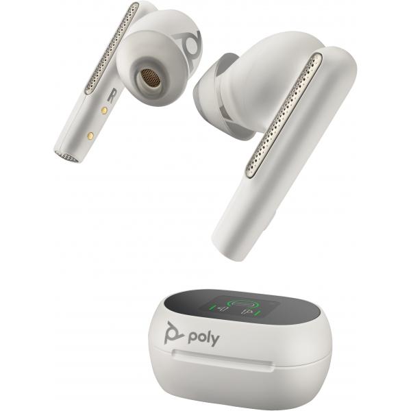 HP Poly - Tappi per le orecchie per cuffie wireless - certificati Microsoft Teams - bianchi (confezione da 2)