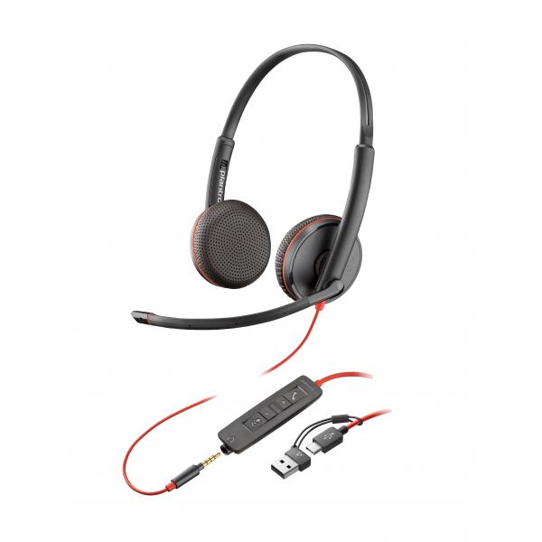 HP Poly Blackwire 3225 - Serie Blackwire 3200 - Cuffie