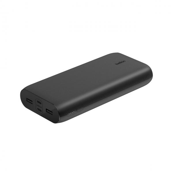 Belkin BoostCharge - Power Bank - 26000 mAh - 32 Watt - PD, ricarica rapida - 4 porte di uscita (USB-C a 24 pin, USB)