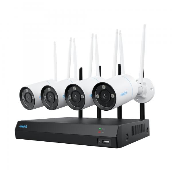 Reolink NVS12-8MB4W, Verkabelt & Kabellos, Patrone (Form), WLAN, Drinnen/Draußen, 3840 x 2160 Pixel, 8 MP