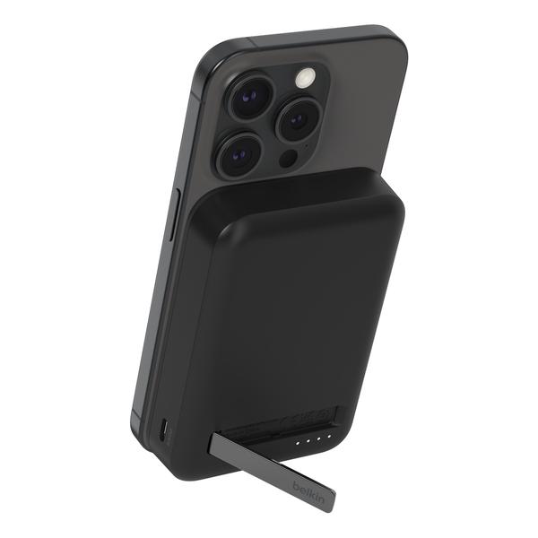 Belkin BoostCharge Pro - Power Bank induttivo - magnetico con Qi2 - 10000 mAh - 15 Watt - Ricarica rapida, PD - 2 punti di connessione in uscita (magnetico, USB-C a 24 pin)