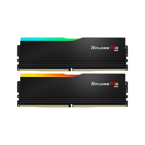 G.Skill Ripjaws M5 RGB F5-5200J4040A32GX2-RM5RK, 64 GB, 2 x 32 GB, DDR5, 5200 MHz, DIMM a 288 pin