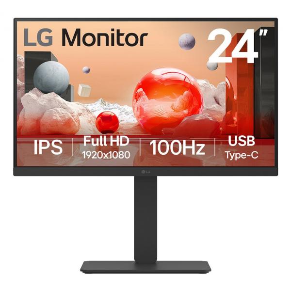 LG 24BA750-B - Monitor LED - USB - 61 cm (24")