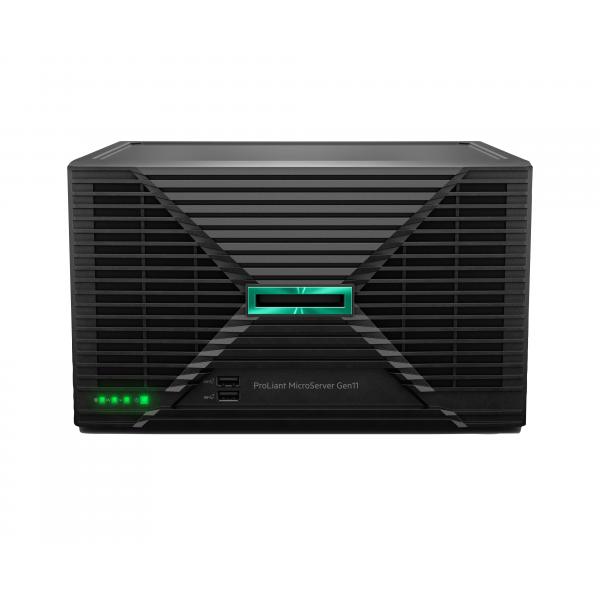 HPE ProLiant MicroServer Gen11 - Server - Montaggio su rack - 1 via - 1 x Xeon E-2434 / 3,4 GHz - RAM 32 GB - SATA - non sostituibile a caldo 8,9 cm (3,5") (Smart Choice)