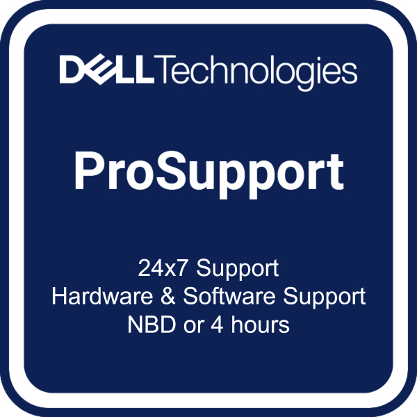 Upgrade Dell da 3 anni con giorno lavorativo successivo a 3 anni di ProSupport per ISG