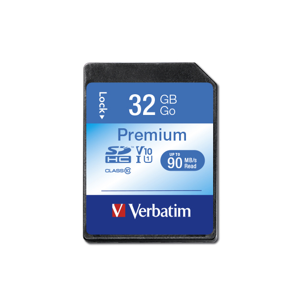 Scheda di memoria flash Verbatim - 32 GB - Classe 10