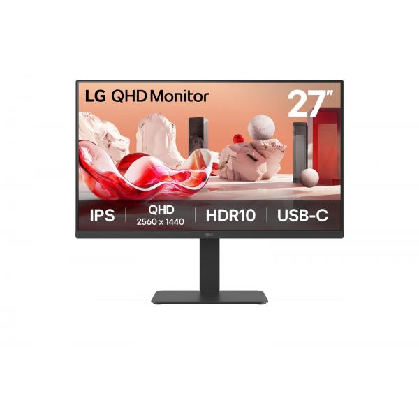 LG 27BA65QB-B - Monitor LED - 68,4 cm (27") - 2560 x 1440 WQHD a 100 Hz
