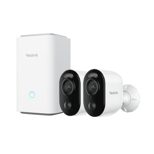 Reolink Hub 1 + 2x Argus Series B310, Basiseinheit, Drinnen, Weiß, Reolink, 11 Benutzer, MicroSD (TransFlash)