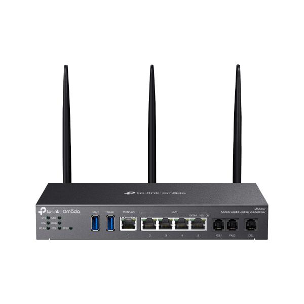 TP-LINK Omada DR3650v V1 - Gateway - 1GbE - Wi-Fi 6