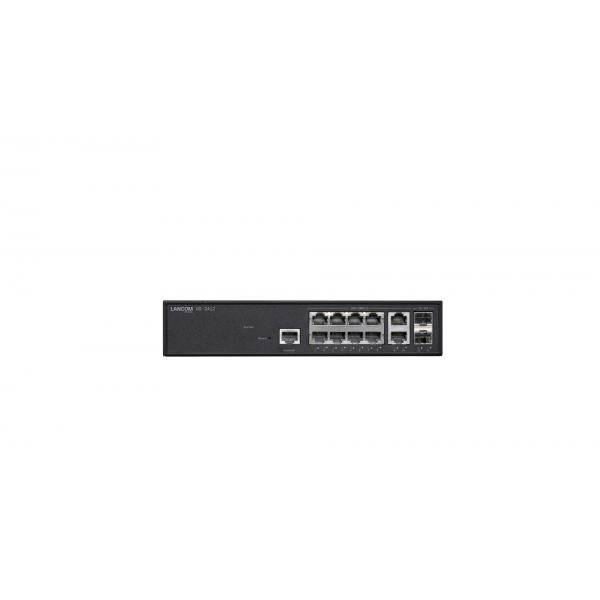 Lancom GS-2412 - Switch - managed - 10 x 10/100/1000 + 2 x 1 Gigabit SFP