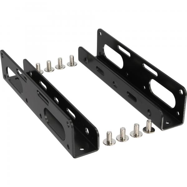 Guide di montaggio InLine HDD/SSD - da 6,35 cm (2,5") a 8,89 cm (3,5") - nere