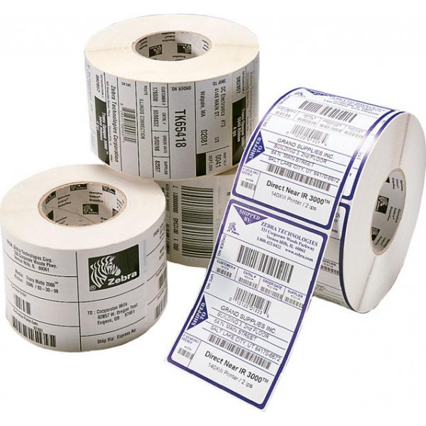 Zebra Z-Select 2000T - Opaco - adesivo acrilico permanente - rivestito - perforato - bianco - 102 x 152 mm 5700 etichetta(e) (12 rotolo(i)