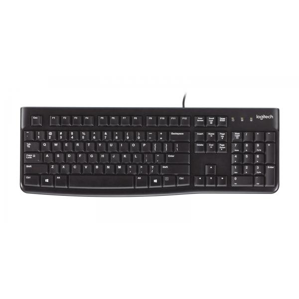 Logitech K120 - Tastiera - USB - GB