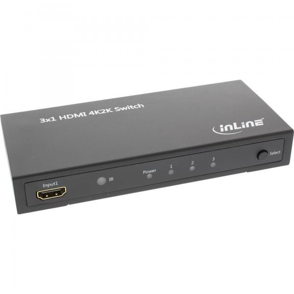 Switch/Switcher HDMI InLine - 3 ingressi a 1 uscita - 4K2K - 3D - Audio HD