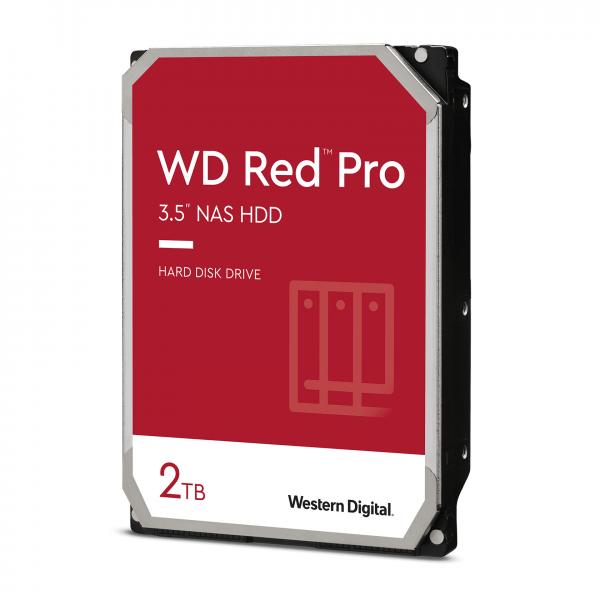 Disco rigido WD Red Pro NAS WD2002FFSX - disco rigido - 2 TB - interno - 3,5" (8,9 cm)