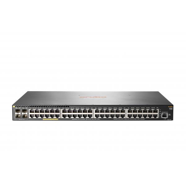 HPE Aruba 2930F 48G PoE+ 4SFP - Switch - L3 - gestito - 48 x 10/100/1000 (PoE+)