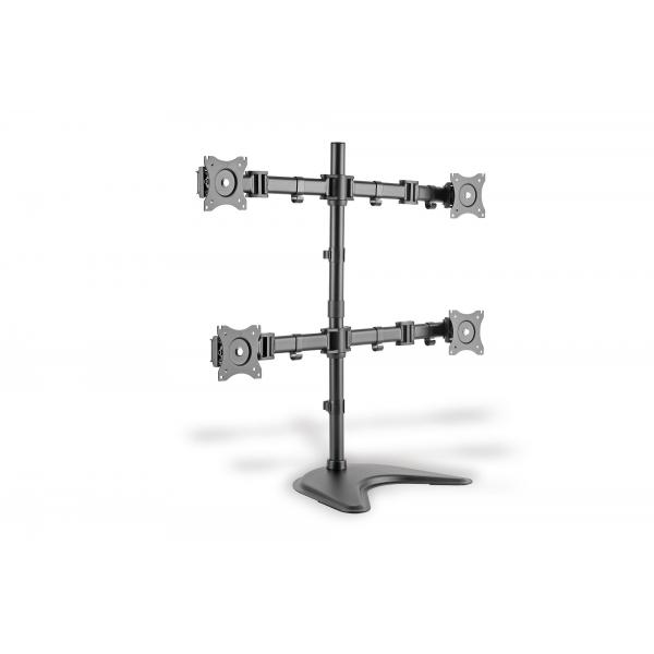 Supporto universale per monitor quadruplo DIGITUS con montaggio su supporto/morsetto